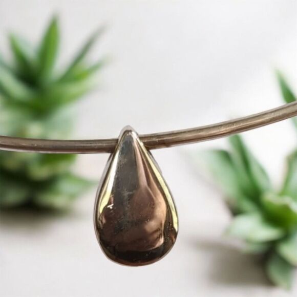 Espo 925 Sterling Silver Teardrop Necklace Timeless Everyday Wear - Picture 2 of 5